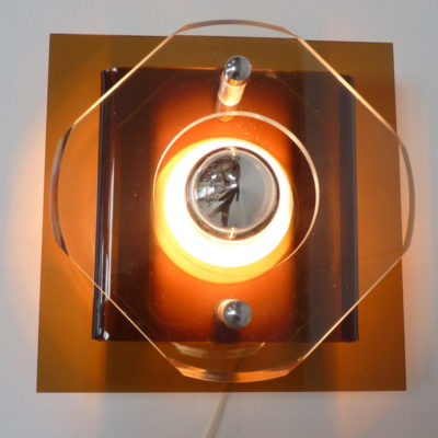 Herda square acryl wandlamp