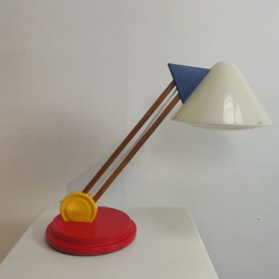 Vintage Ikea Memphis style desk lamp